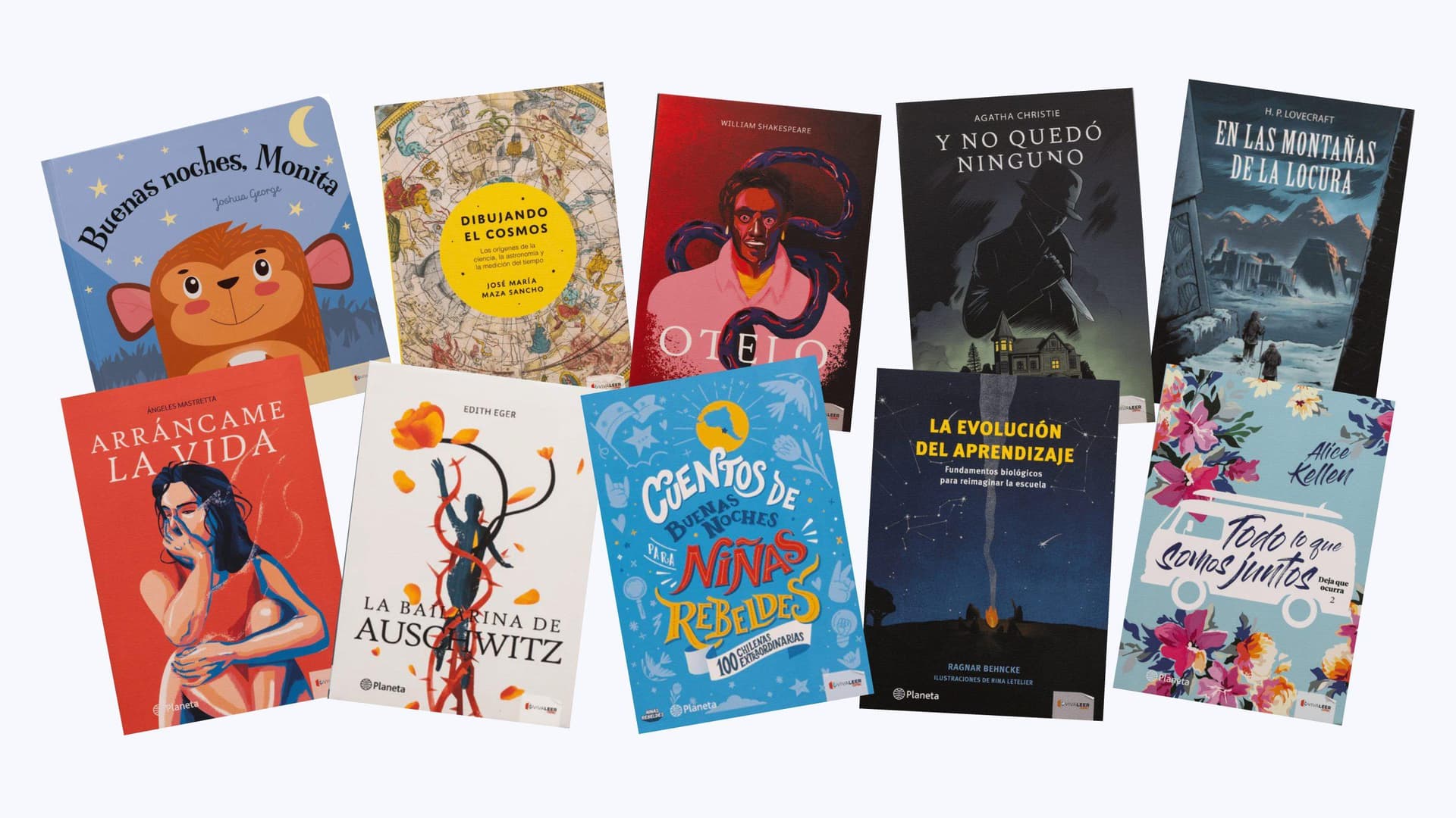 Colección de libros en Viva Leer